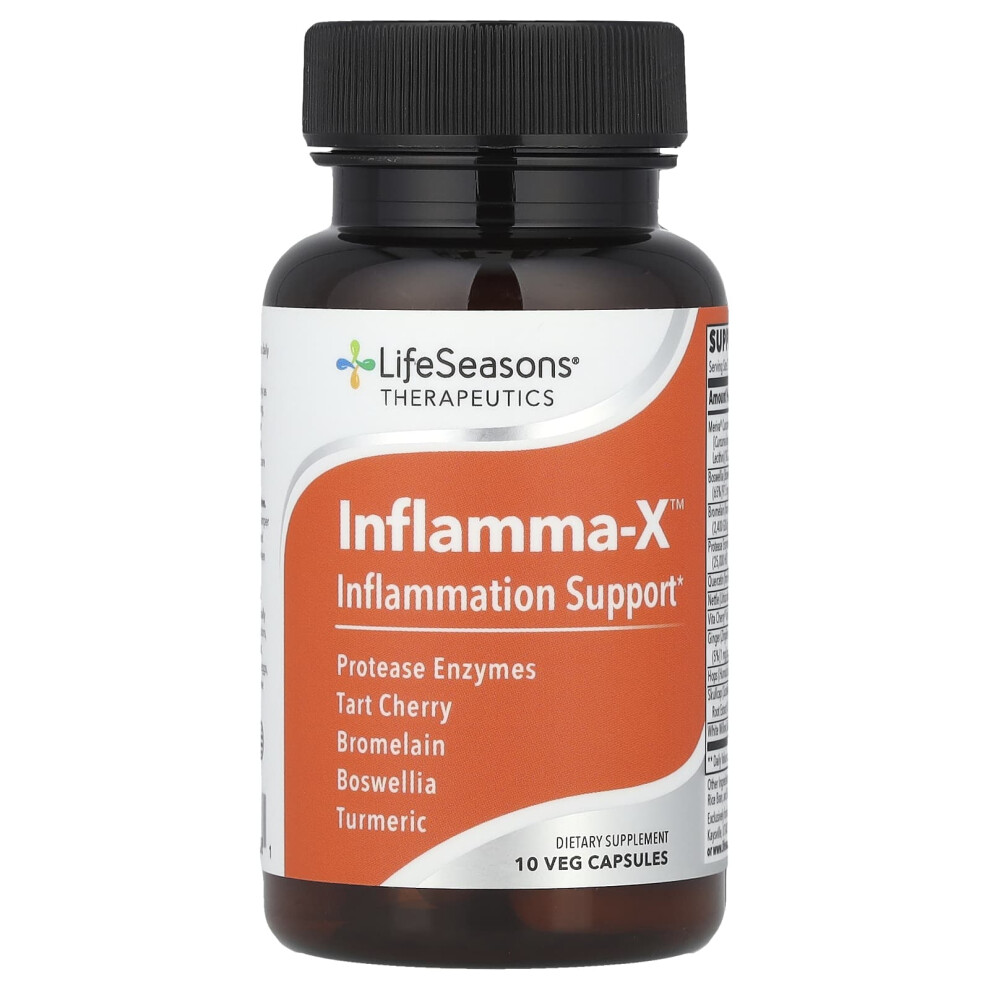 Lifeseasons , Therapeutics, Inflamma-X, 10 Veg Capsules