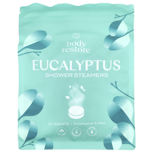 Body Restore, Douche Dampers, Eucalyptus, 15 Tabletten, 13.2 oz