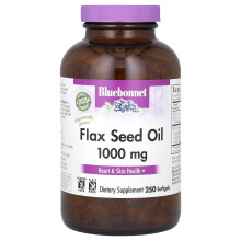 Bluebonnet Nutrition, Óleo de Sementes de Linho Orgânico, 1,000 mg, 250 Softgéis