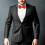 Herren-Fliege, einfarbig, doppellagig 4