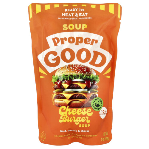 Proper Good, Inc, Σουπ Σάντουιτς, Βόδι, Τομάτα & Τυρί, 12 oz (340 g)