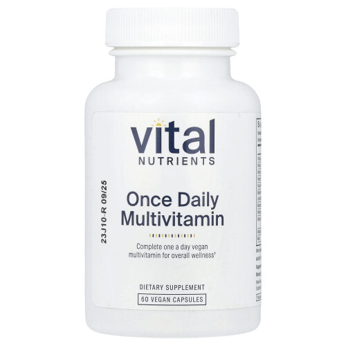 Vital Nutrients Vital Nutrients, Πολυβιταμίνη Μία Μέρα, 60 Βοτανογενείς Κψούλες