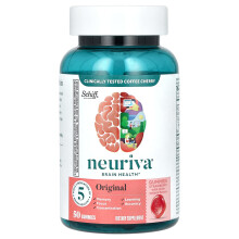 Schiff, Neuriva Gezondheid van de Hersenen Gummies, Origineel, Aardbei, 50 Gummies