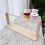 Wood Ribbon Organizer Tabletop Vintage Rotatable Practical Stand Wire Spool Rack 7