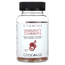 Codeage, Vitamiinit, Immunitetin Karpalot, Vegan, Non-GMO, Pektiniperäinen, Rokka, 60 Karpalota