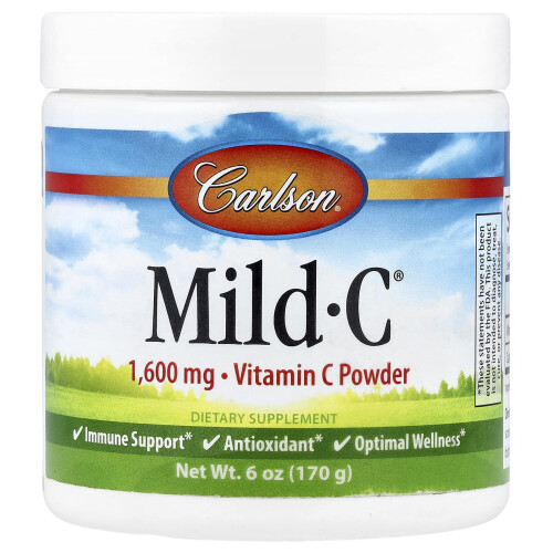 Carlson, Mild-C, Vitamiini C Pöly, 6 oz (170 g)