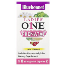 Bluebonnet Nutrition, Ladies' One, Terhes, 60 Zöldségkapszula