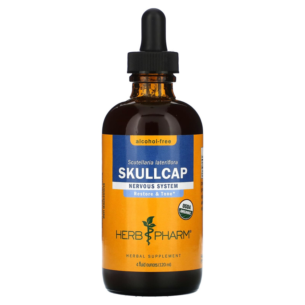 Herb Pharm , Skullcap, Alcohol-Free, 4 Fl Oz (120 Ml)
