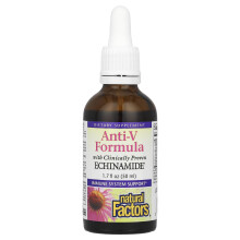 Natural Factors, Anti-V Formula, with Clinically Proven Echinamide, 1.7 fl oz ( 50 ml)