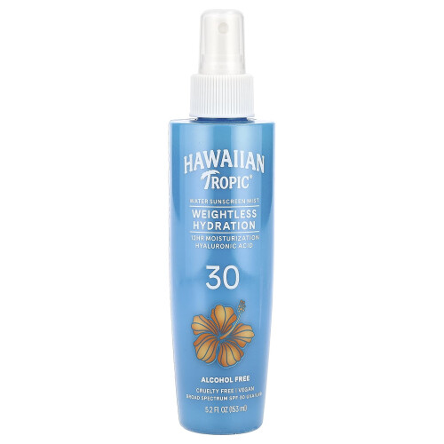 Hawaiian Tropic Hawaiian Tropic, Weightless Hydration, Νερό Ηλιακής Προστασίας, SPF 30, 5,2 fl oz (153 ml)