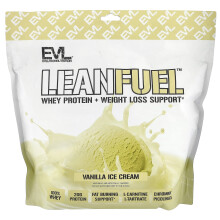 EVLution Nutrition, LeanFuel, Vanilă cu Crema de Iarbă, 4 lb (1,81 kg)