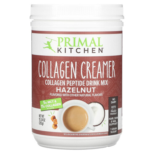 Primal Kitchen, Κολάτζην Κρέμα, Χασελνού, 10.34 oz (293 g)
