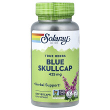 Solaray, True Herbs, Blauer Schädelkraut, 425 mg, 100 VegCaps