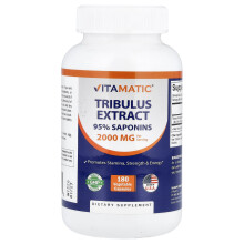 Vitamatic, Tribulus Extraktum, 180 Vegyes Kapszula (666 mg per Kapszula)