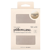 Kitsch, Satin Polštářka, Standardní Velikost, Champagne, 1 Polštářka