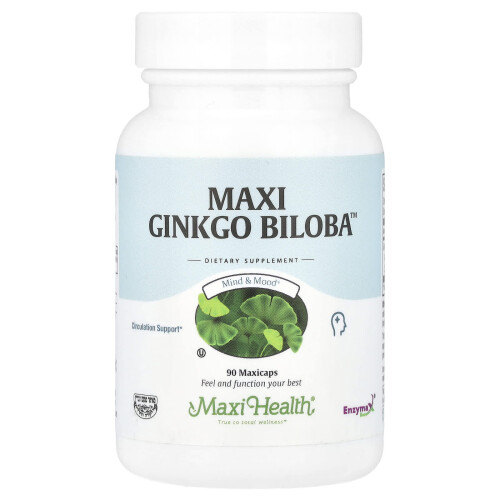 Maxi Health, Maxi Biloba Γινκό, 90 Maxicaps
