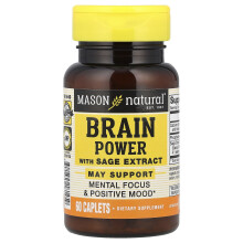 Mason Natural, Aivopäästö Sage Ekstraktilla, 60 Kapletti