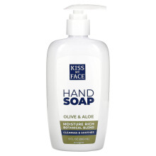 Kiss My Face, Hånd Såpe, Oliven & Aloë, 9 fl oz (266 ml)