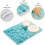 Starfish Beach Dish Drying Mat, Absorbent Kitchen Sink Mat, 3