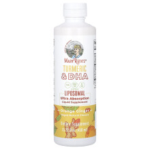 MaryRuth's, Zimt- & DHA-Liposomales Flüssigzusatzmittel, Orange-Gurke, 15,22 fl oz (450 ml)