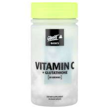 Ghost, Basics, Vitamina C + Glutatione, 60 Capsule Vegetariane