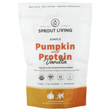 Proteína de Semilla de Calabaza Simple de Sprout Living, vainilla, 1 libra (454 g)