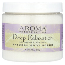 Abra Therapeutics, Naturalna Maska do Ciała, Głęboka Relaksacja, Lavandula & Melissa, 12 oz (340 g)
