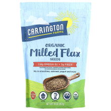 Carrington Farms, Biologische Gemalen Flaxzaad, 14 oz (397 g)