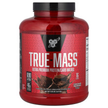 BSN, True-Mass, Ultra Premium Protein/Carb Matrix, Chocolate Milkshake, 5.82 lbs (2.64 kg)