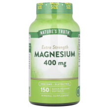 Nature's Truth, Magnesium, Extra-Stärke, 400 mg, 150 schnelle Freisetzung Weichgel