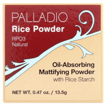 Palladio, Mąka ryżowa, Naturalny RPO3, 0,60 oz (17 g)
