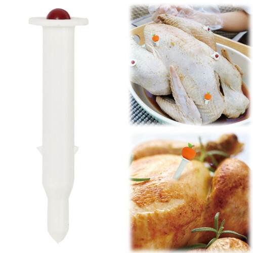 Kunststoff-Pop-up-Truthahnthermometer-Set, rot, 2 Stück 1