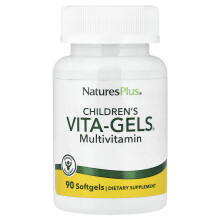 NaturesPlus, Kinderen's Vita-Gels Multivitamin, Oranje, 90 Softgels