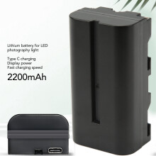 NP F550 Lithium Battery Type C Fast Charge
