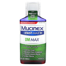 Mucinex, Snabb-Max DM Max, Maximum Strength, För Åldern 12+, 6 fl oz (180 ml)