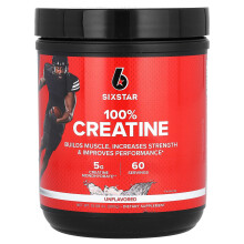 Creatină 100%, SIXSTAR, Nesatisfăcut, 10,58 oz (300 g)