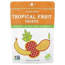 Nature's Turn, Frystorkad tropisk frukt krisp, 1,2 oz (34 g)