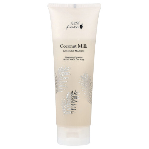 100% PURE, Xampu Restauradora de Mel e Coco Virgem, 8 fl oz (236 ml)