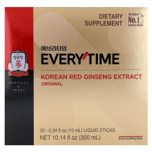 JungKwanJang, Koreai Vörös Ginszeng Extrakt, Mindig, Eredeti, 30 Folyékony Csövek, 0,34 fl oz (10 ml) Mindegyik