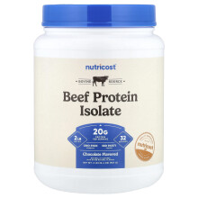 Nutricost, Beef Protein Isolaat, Chocolate, 2 lb (907 g)