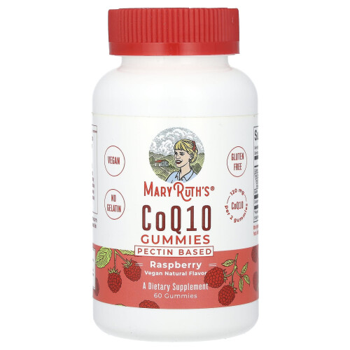 MaryRuth's, CoQ10 Γάμες, Raspberry, 120 mg, 60 Γάμες (60 mg Per Γάμη)