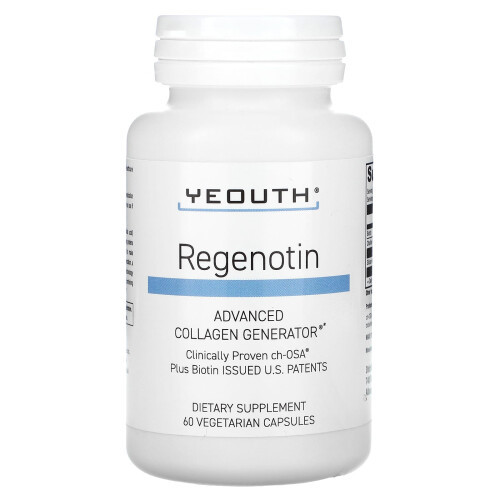 YEOUTH, Regenotin, Προηγμένη Κολάτζην Γεννήτρια, 60 Vegetarian Φύλλα