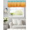 Orange blågrøn ombre stanglommekappe 102x30 cm 4