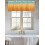 Orange blågrøn ombre stanglommekappe 102x30 cm 7