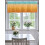 Orange blågrøn ombre stanglommekappe 102x30 cm 8