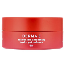 DERMA E, Retinol Line Smoothing Hydro Gel Patches, Für alle Hauttypen, 60 Gel Patches