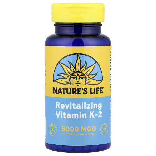 Nature's Life, K-2, 5.000 mcg, 60 Tabletten