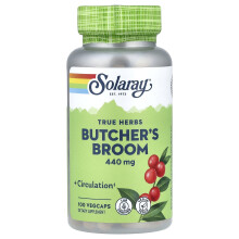 Solaray, True Herbs, Bokshout, 440 mg, 100 VegCaps