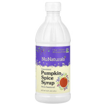 NuNaturals, Koncentrerad Pumpakärn Syrupp, 16 fl oz (0,47 l)