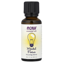 NOW Foods, Essentiële Olien, Mentale Focus, 1 fl oz (30 ml)